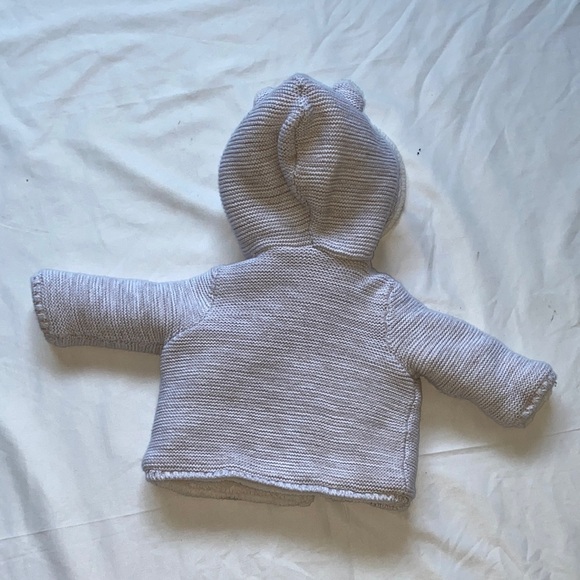 Carter's Cream Knit Puffer Jacket - Picture 8 of 11